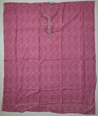 Vibrant Fuchsia Gleam: Embroidered Unstitched Suit Bliss