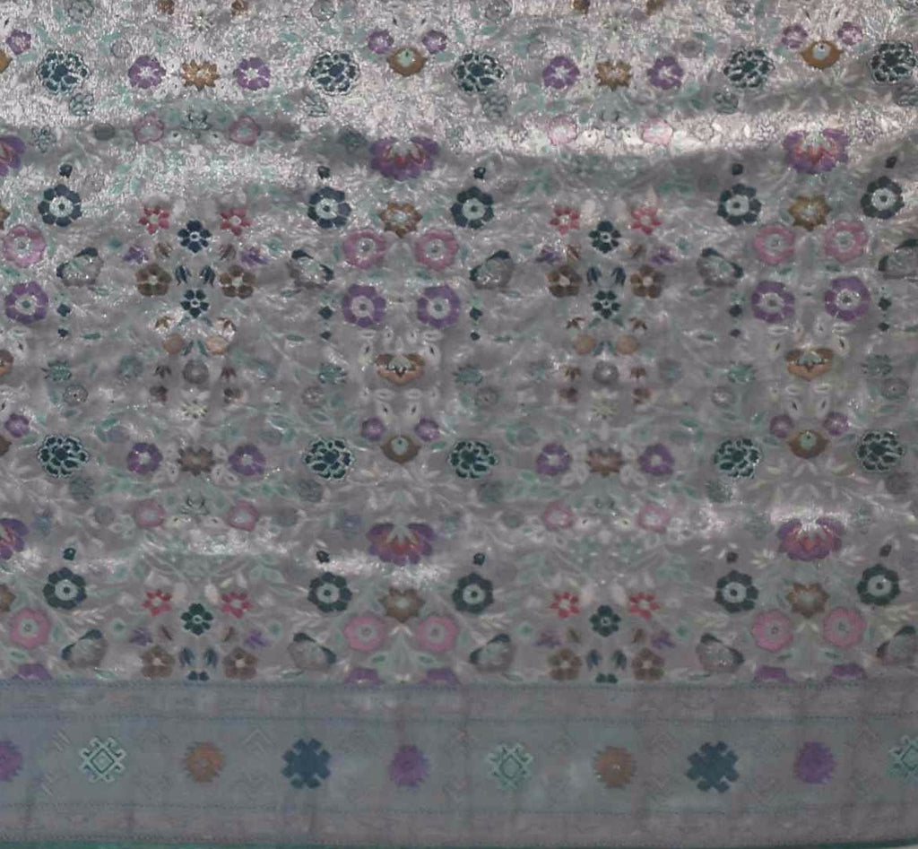 Opulent Celestial Weave: Intricately Embellished Saree",