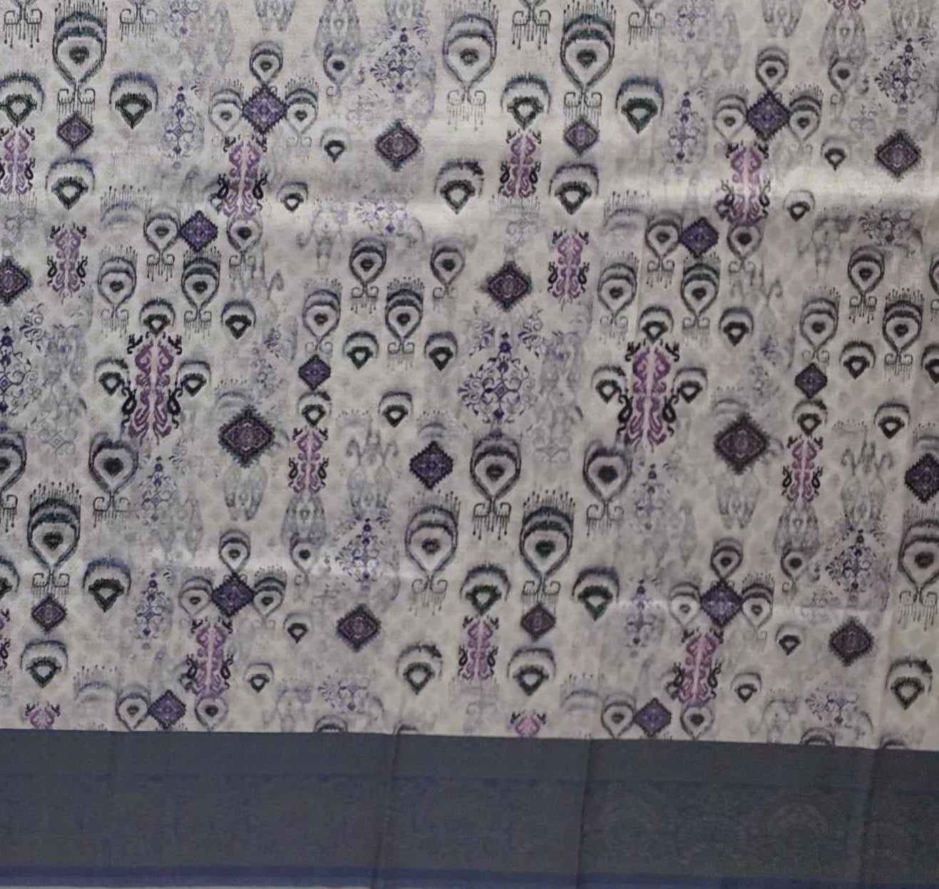 Regal Charm: Ethereal Lavender Festive Saree",