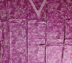 Floral Symphony: Unstitched Fuchsia Charm Suit