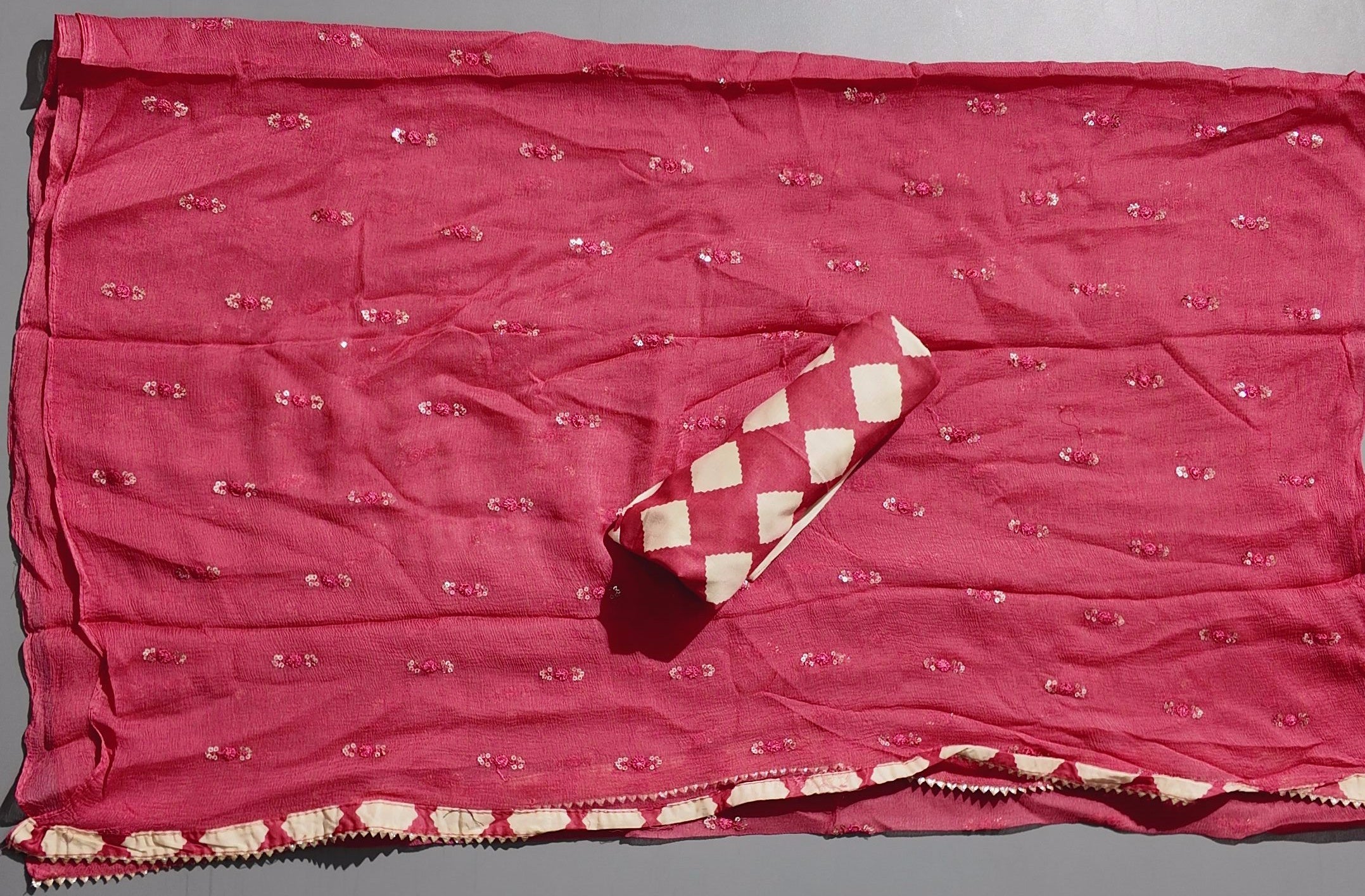 Festive Unstitched Suit with Intricate Embroidery",