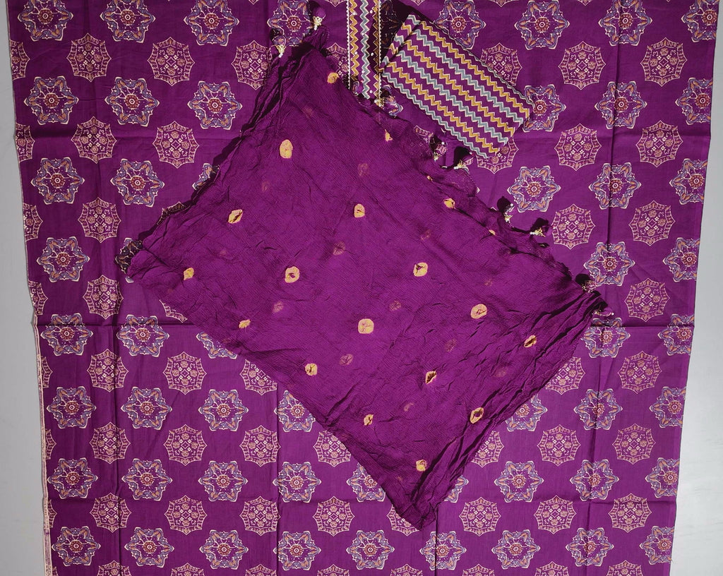 Regal Canvas: Artistry in Purple Unstitched Fabric
