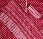 Crimson Bloom: Unstitched Suit for Stylish Comfort