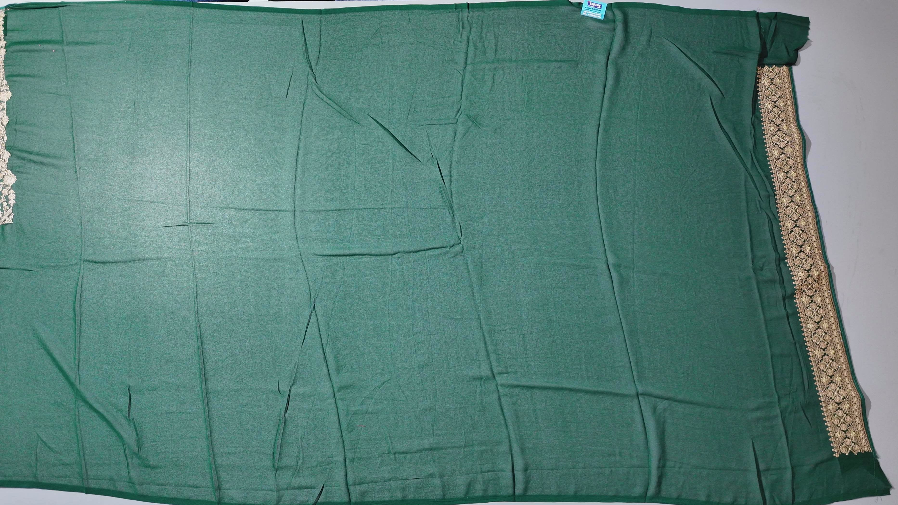 Regal Olive Tapestry Saree with Intricate Gold Threadwork",