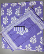 Lilac Blooms Unstitched Suit: Effortless Charm