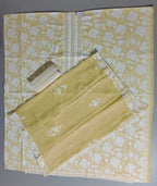 Golden Harmony Unstitched Suit - Embrace Comfort & Style