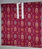 Regal Maroon & Ivory Unstitched Suit with Intricate Embroidery