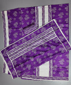 Majestic Violet & Ivory Unstitched Suit with Delicate Embroidery