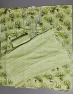 Serenity Bloom Unstitched Suit - Ethereal Green Canvas