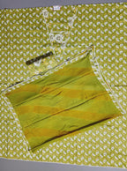 Charming Floral Delight Unstitched Suit in Vibrant Olive