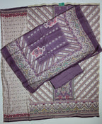 Opulent Paisley Paradise Unstitched Silk Suit - Festive Aura
