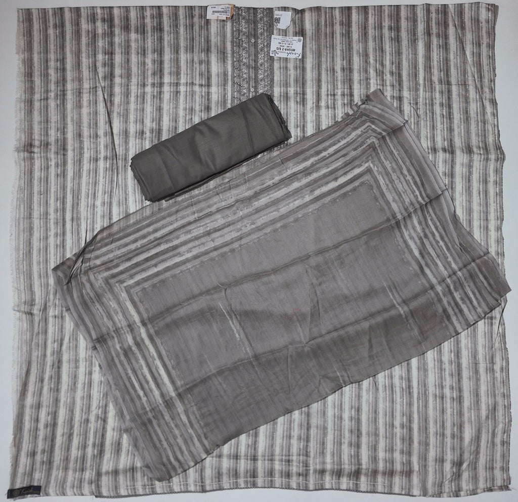 Luxe Unstitched Suit: Earthy Allure for Festive Gatherings",