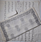 Timeless Handcrafted Unstitched Suit with Intricate Embroidery
