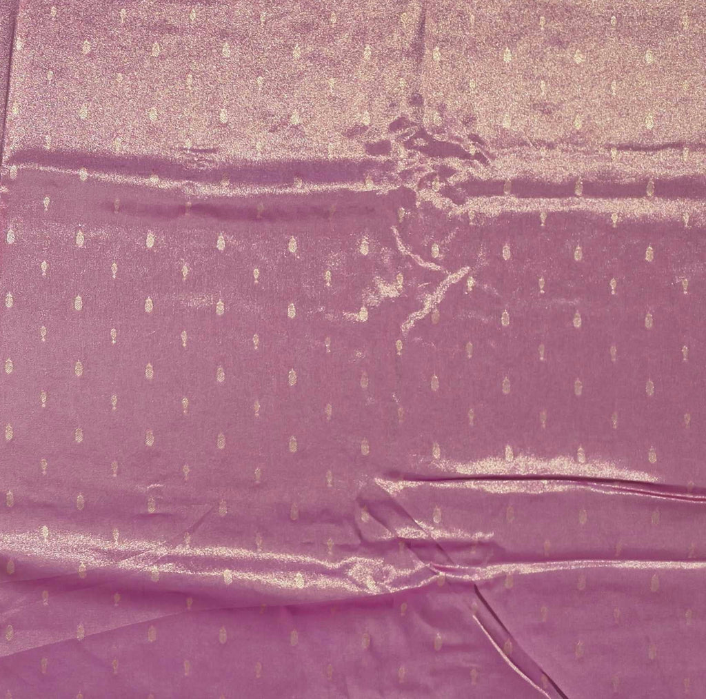 Radiant Fuchsia Silk Saree with Intricate Zari Brocade",