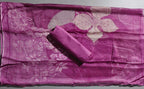 Floral Symphony: Unstitched Fuchsia Charm Suit