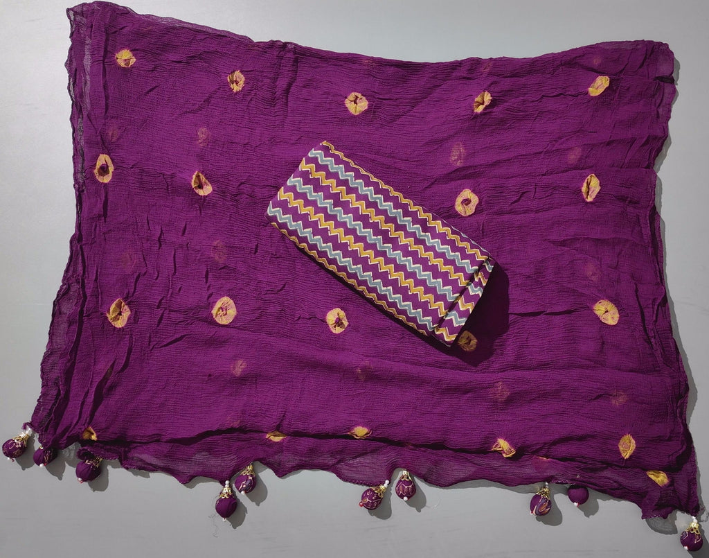 Regal Canvas: Artistry in Purple Unstitched Fabric
