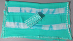 Tropical Bliss Unstitched Suit: Refreshing Turquoise Elegance