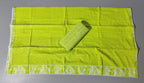 Lime Radiance: Tropical Unstitched Suit Canvas
