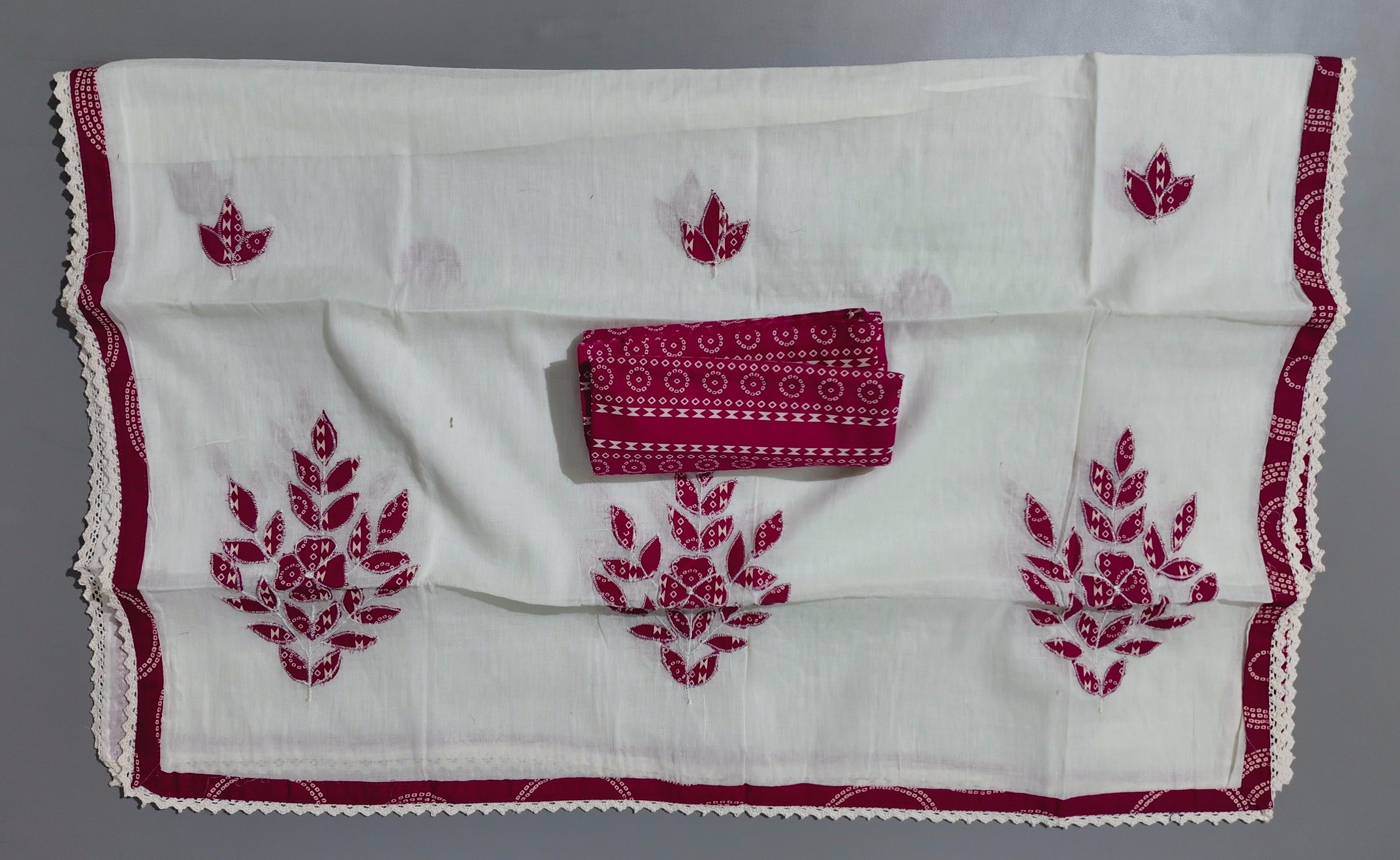 Crimson Whirl: Artistic Unstitched Suit for Celebrations