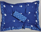 Azure Blossom Unstitched Suit: Craft Your Style