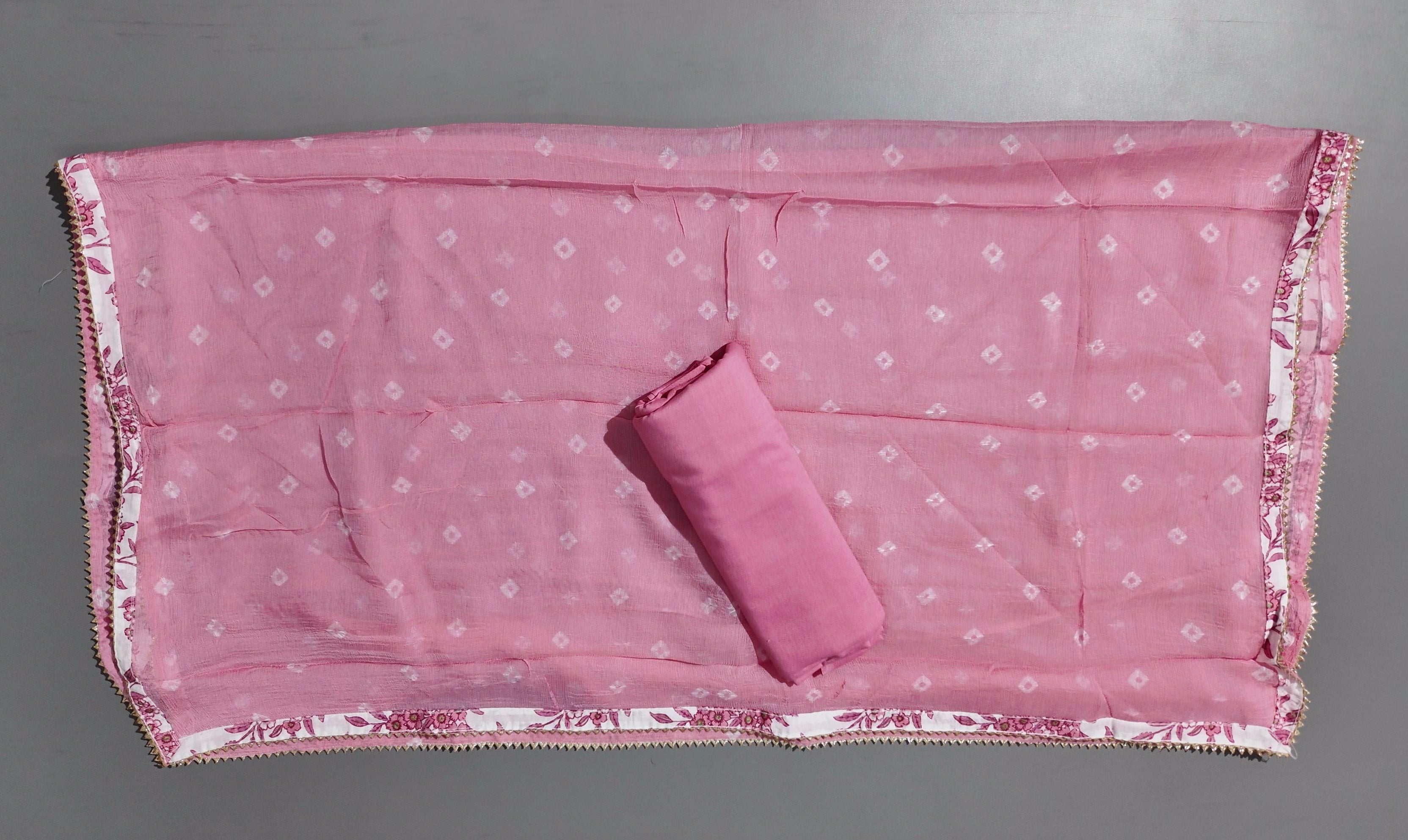 Blossom Breeze: Floral Finesse Unstitched Suit