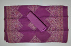 Mesmerizing Magenta: Artisan Embroidered Unstitched Suit