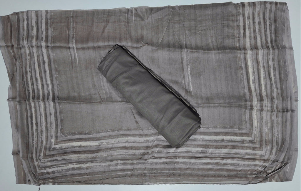 Luxe Unstitched Suit: Earthy Allure for Festive Gatherings",