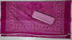 Vibrant Fuchsia Unstitched Suit with Intricate Embroidery