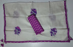 Vibrant Chevron & Floral Bliss Unstitched Suit