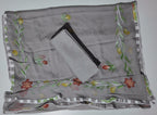 Chic Floral Embroidered Unstitched Suit - Burst of Blooms