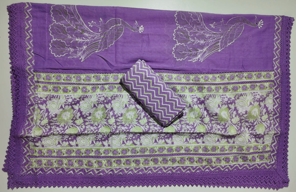 Floral Harmony: Unstitched Suit for Festive Grandeur",