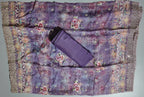 Regal Plum Embroidered Unstitched Suit with Floral Intricacies