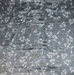 Elegant Grey Floral Embroidered Kurta Set - Gray - Picture 5
