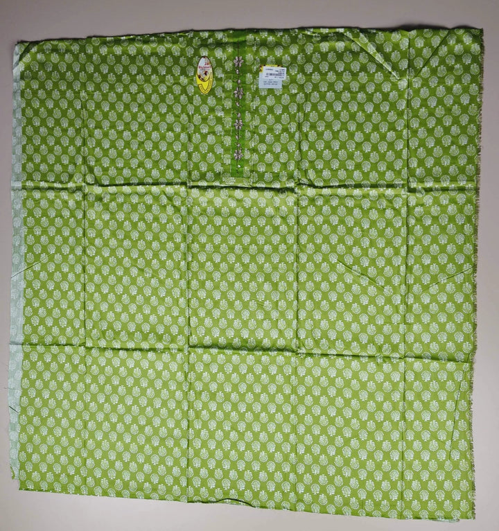 Elegant Green Jaam Print Suit Set - Green - Picture 4