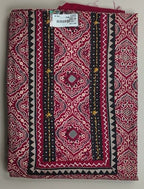 Vibrant Red Bandhani Print Salwar Suit Set - Red - Picture 1