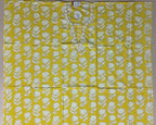 Sunny Yellow Floral Kurta Set with Lace - Yellow - Picture 3