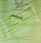 Elegant Lime Green Embroidered Kurta Set - Light green - Picture 6