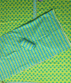 Vibrant Lime Floral Cotton Suit Set - Lime Green - Picture 5