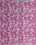 Elegant Pink Floral Designer Kurti Set - Pink - Picture 3
