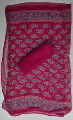 Vibrant Red Bandhani Print Salwar Suit Set - Red - Picture 2