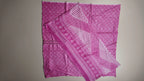 Vibrant Pink Bandhani Cotton Kurta Set - Pink - Picture 3