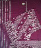 Elegant Maroon Floral Embroidered Suit Set - Maroon - Picture 5