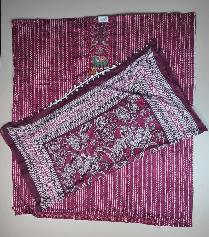 Beautiful General - Premium Quality - Maroon - Picture 3