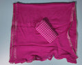 Vibrant Pink Embroidered Kurta Set - Magenta - Picture 5