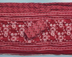 Elegant Red Floral Block Print Cotton Suit - Red - Picture 5