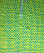 Vibrant Lime Floral Cotton Suit Set - Lime Green - Picture 2