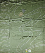 Elegant Olive Green Embroidered Suit Fabric - Olive green - Picture 4