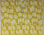 Sunny Yellow Floral Suit with Embellished Neckline - Mustard yellow - Picture 2