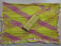 Vibrant Lime Floral Printed Suit Set - Lime Green - Picture 4