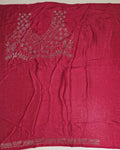 Elegant Maroon Embellished Shawl - Red - Picture 5